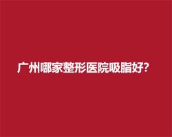 广州哪家整形医院吸脂好?曙光、鹏爱等医院实力在线 广州哪家整形医院吸脂好?曙光、鹏爱等医院实力在线